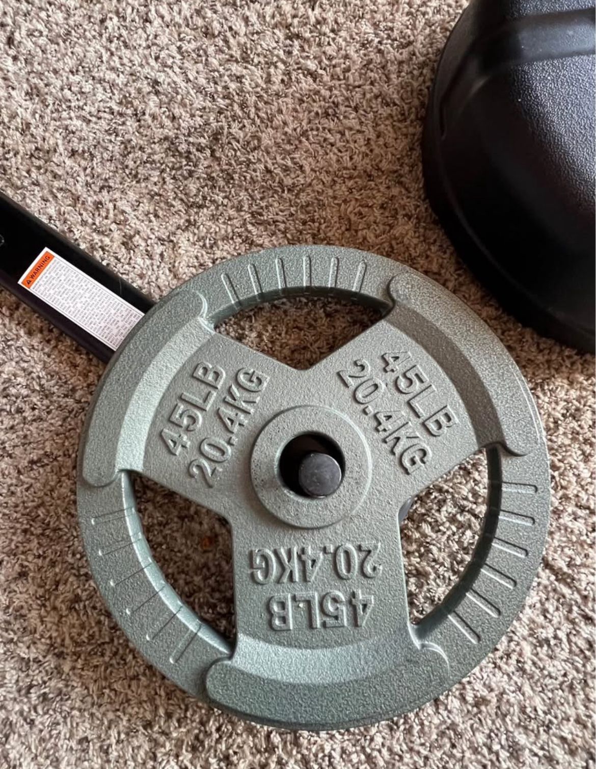 3 - 45 Pound Weights 
