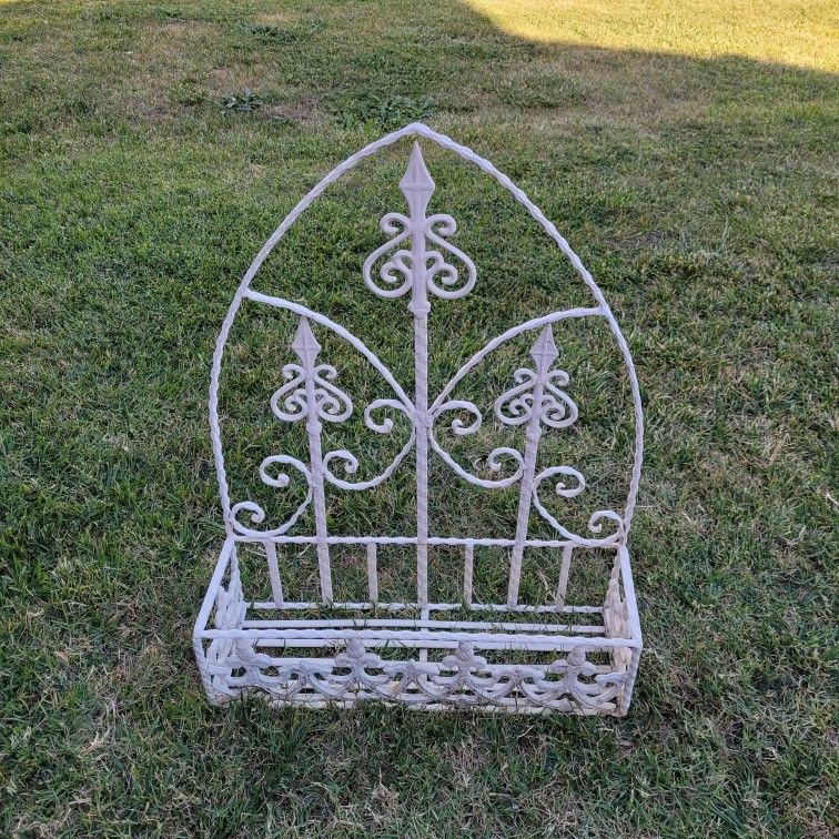 Large Metal Flower Pot Stand Garden Yard Home Decor Decoration