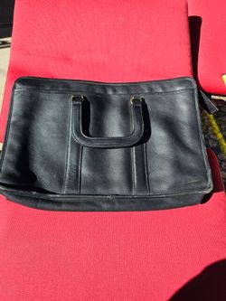 Vintage / antique coach messenger bag laptop bag briefcase