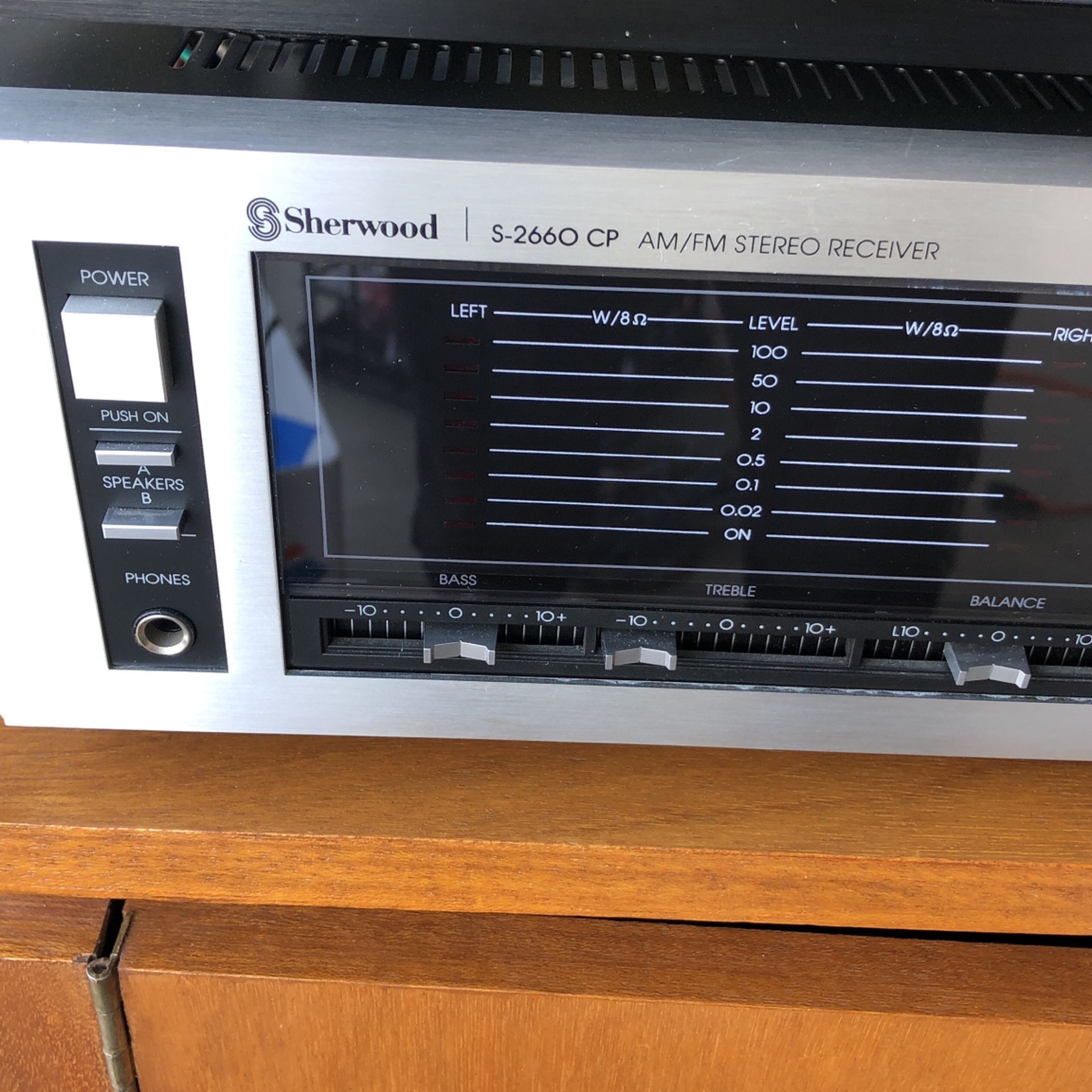 Sherwood S-2660 CP Receiver In Good Working Order Vintage Unit Bose Marantz Jbl