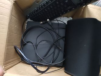 Ps4, keyboard,mousepad and cords