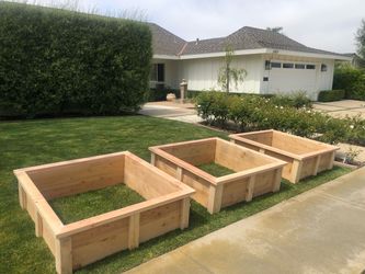 Custom Size Planter Box With Wheel Restaurant Home Decor Outdoor Raised Bed Vegetables Herb AC pool equipment heater cover privacy wall