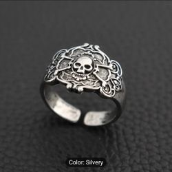 Skull Head Ring