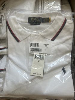 BRAND NEW SEALED - Ralph Lauren Polo - L, White Classic Fit Polo