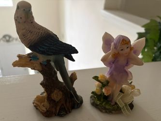 Resin Bird and Fairy Figurines