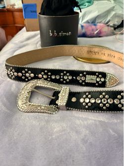 Bb Simon Swarovski crystal belt