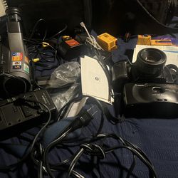 Video Camera Lot  With Two Cameras, Please See Pictures And Read Description