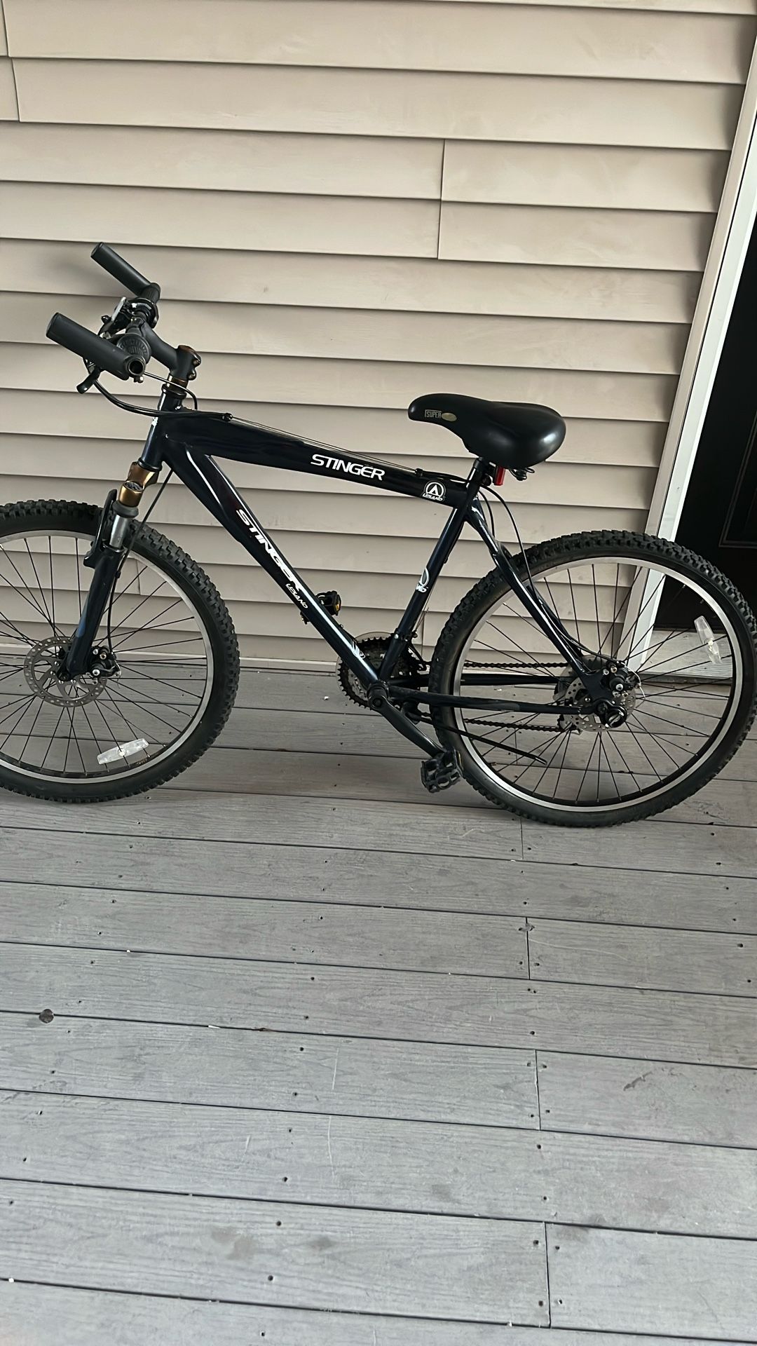 Stinger Bike Back Wheel Popped Easy Fix Front Tire Works Everything Works Except The Back Tire