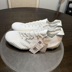 adidas adizero Electric + II Football Cleats Size 12 (White)