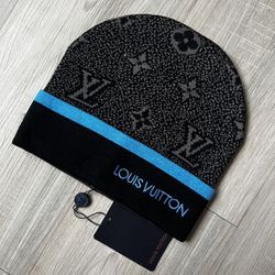 Black And Blue Beanie