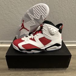 Nike Air Jordan 6 Retro Carmine 2021 Men’s Size 11
