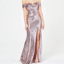 Rose Gold Sequin Dress