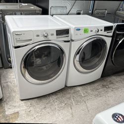 front load washer white color dryer duet set whirlpool 
