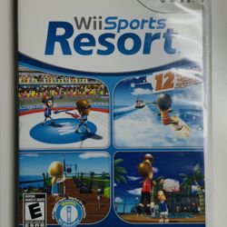 Wii Sports Resort (Nintendo Wii, 2009) Complete w/ Manual  Tested/Works S338