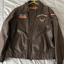 Genuine Leather Harley Davidson Jacket 