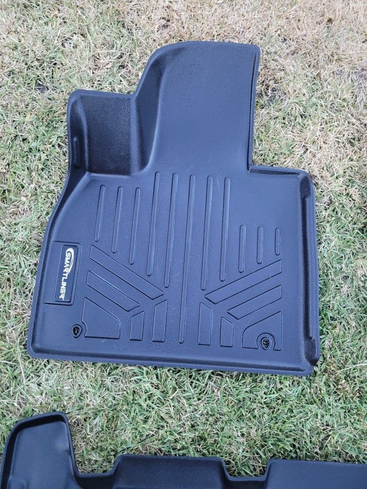 tapetes Smartliner para Hyundai palisade del 2020-2025 negros 