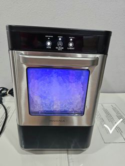 insignia nugget ice maker stainless steel countertop -i2
