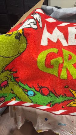 Grinch front door carpet
