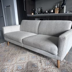 West Elm Gray Couch 