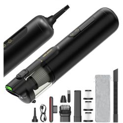 Mr.ego Car Vacuum Cleaner – 100000 RPM Cordless Handheld Vacuum with 20000Pa Suction, 4-in-1 Portable Vacuum Cordless Blower/Inflator,Mini Vacuum Clea