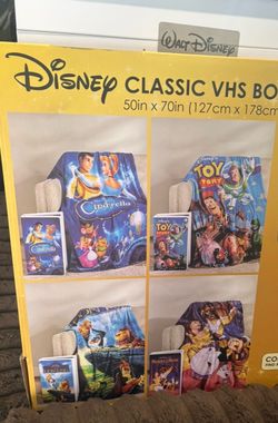 VHS blankets Disney