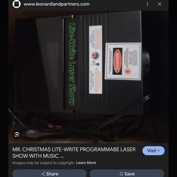 Laser Wrighter For Christmas Halloween And Other Pre-programmed Holidays