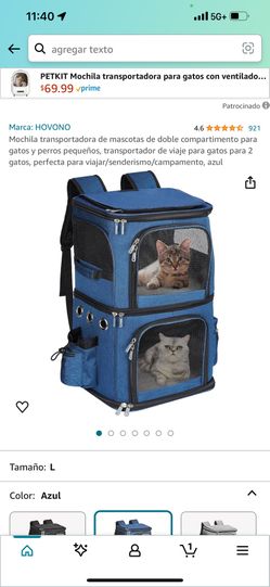 Mochila Doble Mascotas