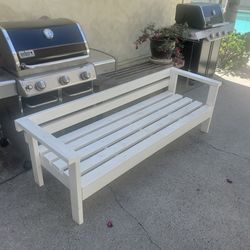 Patio Bench Solid Wood