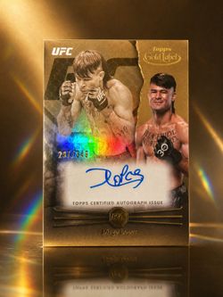 🥊 🔥 ULTRA-RARE DIEGO LOPES 2024 TOPPS GOLD LABEL ROOKIE AUTO /349 🔥