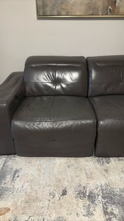 Leather Modeni sectional