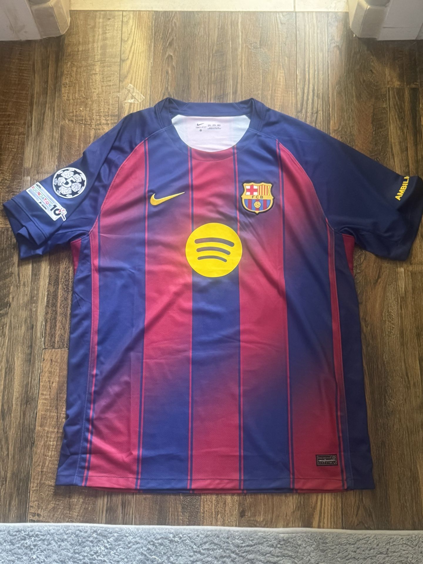 Lamine Yamal Barcelona Used Jersey
