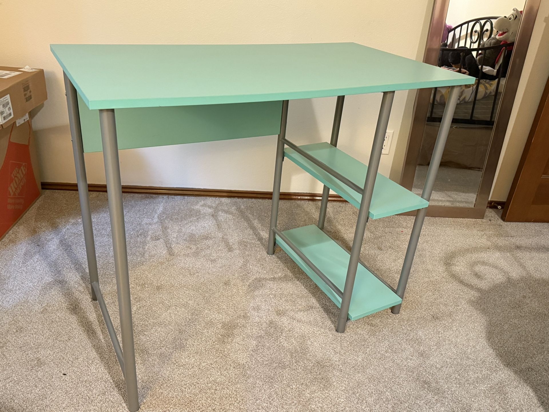 Turquoise College Study Desk