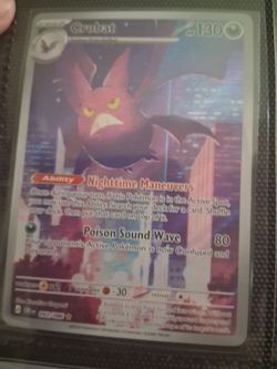 Crobat Pokémon Trading Card Full Art