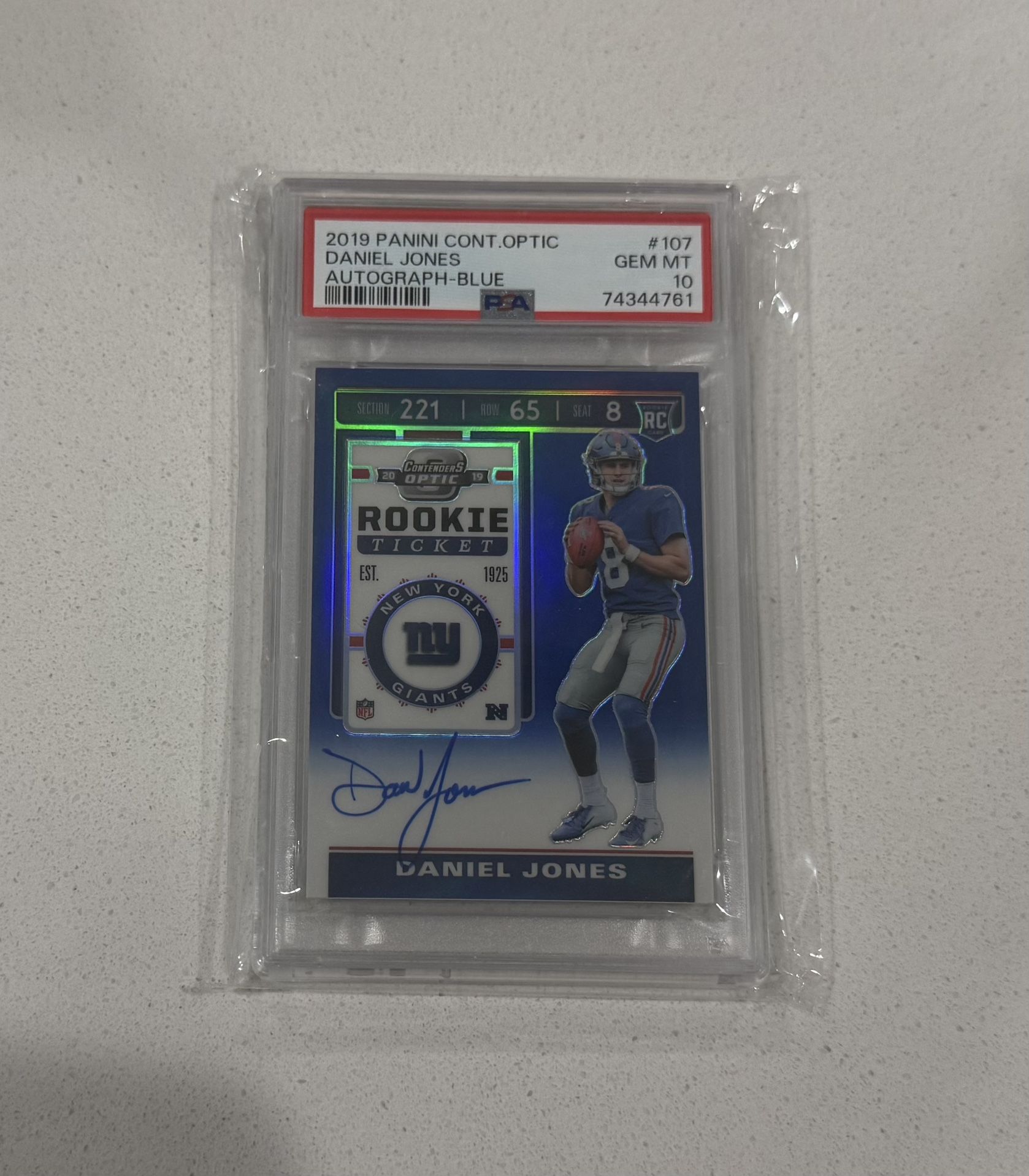 ROOKIE🔥🔥Danny Dimes Auto /75📈📈PSA 10