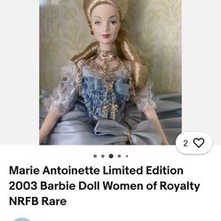 Marie Antoinette  Barbie Doll Limited Edition