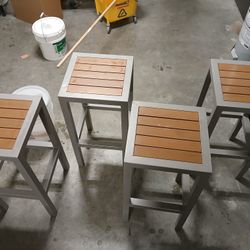 High-Quality Bar Stools – $75 for 2 / $130 for Set of 4 (Indoor/Outdoor)
