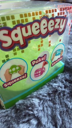 Jumbo Squeeezy Dice Green Sensory Stress Toy