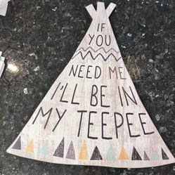 Decorative  Wood Hanging Sign 