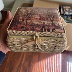 Vintage Home Sewing Box