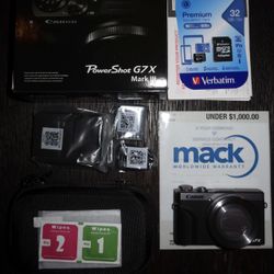 Canon G7X Mark III Kit + 3 YRS WARRANTY