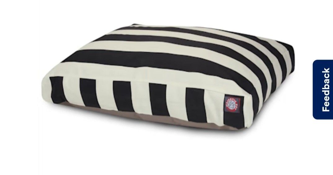 Striped Dog Bed