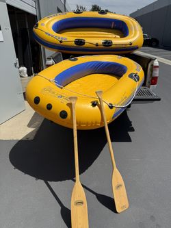 Two Caravelle Sevylor Inflatable Rafts