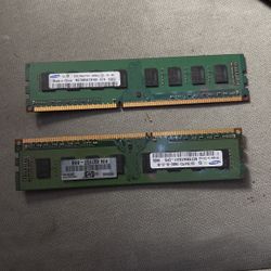 Samsung Ram Sticks 2 Gigabyte 