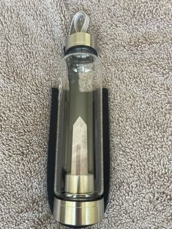Bottle With Quartz Stone +gift