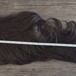 Wig, Synthetic, Long Brown Hair