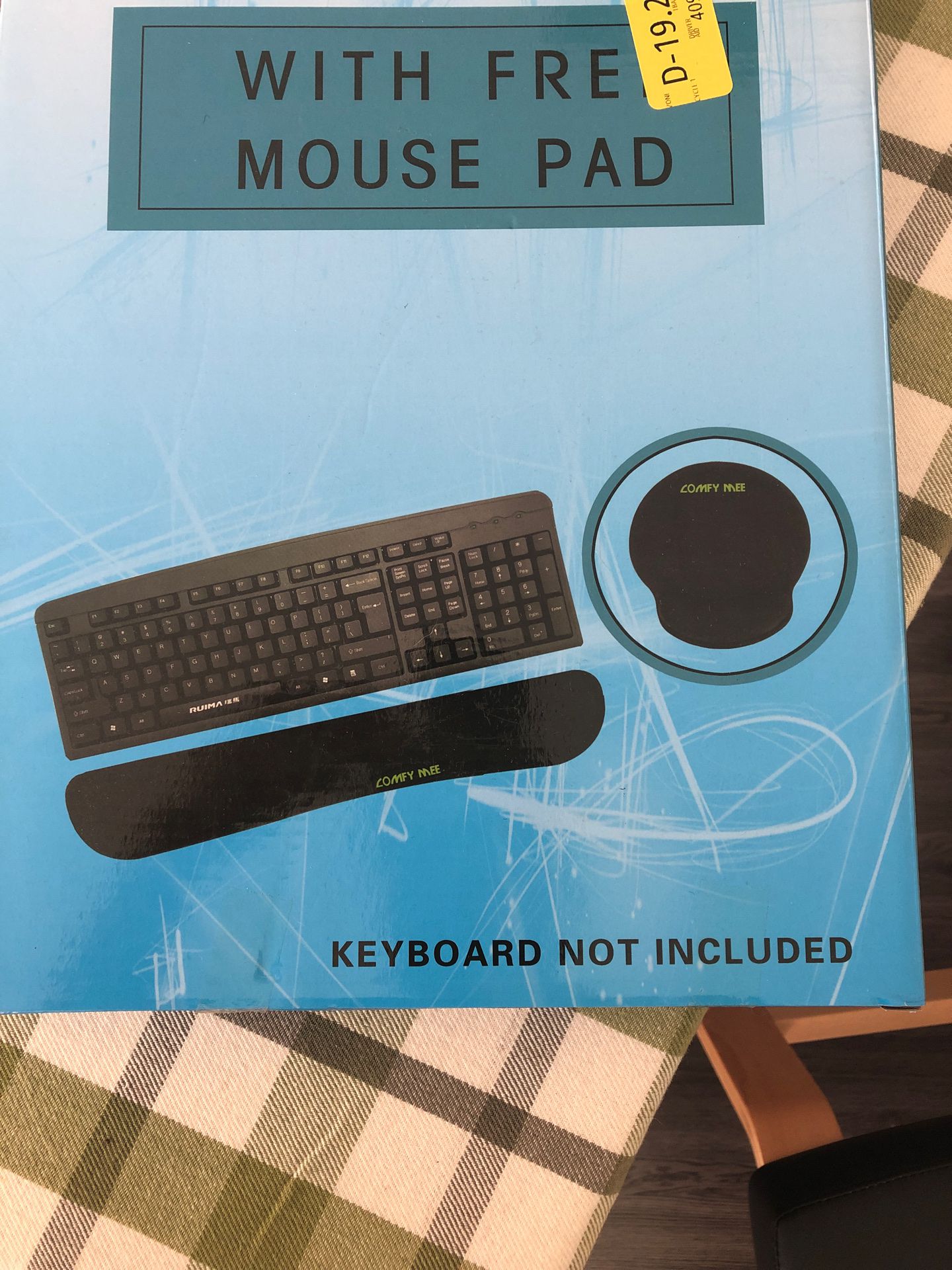 Brand new mouse and keyboard pad (keyboard not included)