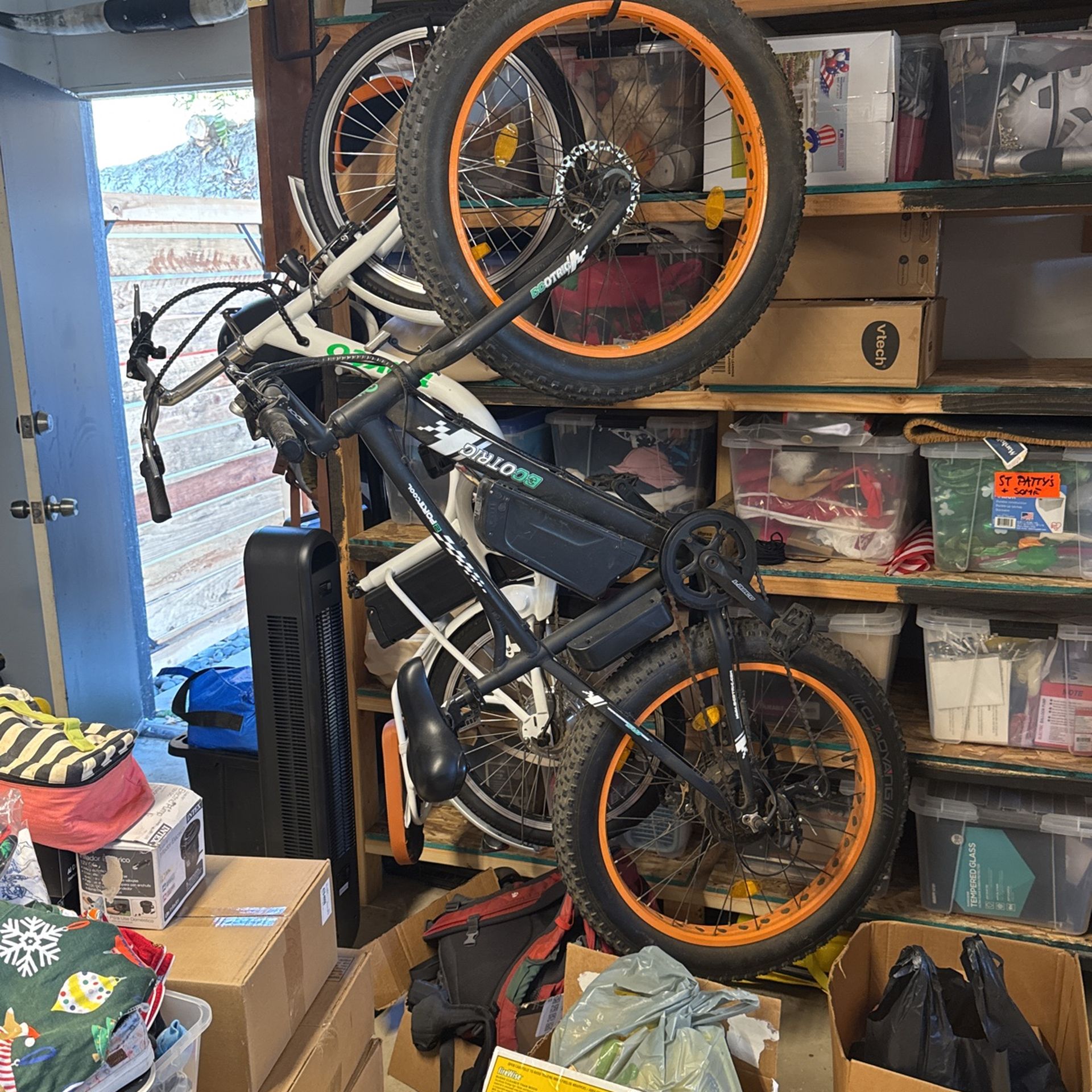 2 e-bikes for Sale - Need To Clear The Garage for Baby Stuff