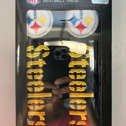 Pittsburgh Steelers Embroidered Seatbelt Pads