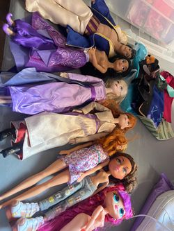 Mixed Fashion Doll Lot – Disney and More