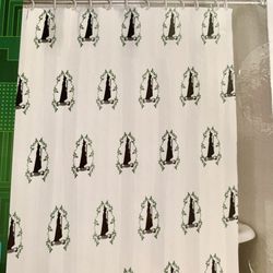 Wicked the Musical Elphaba Fabric Shower Curtain 72x72 IN